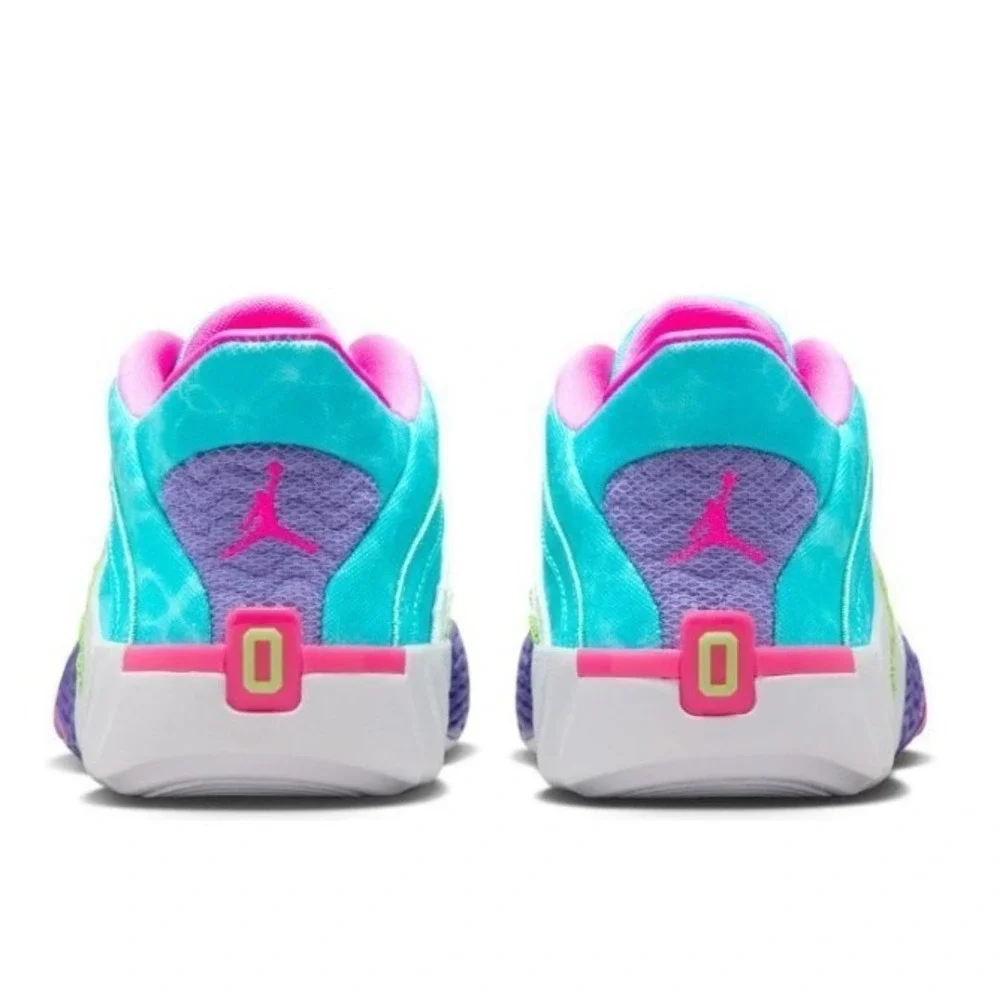 Jordan Tatum2 Wave Runner  HJ7382-303 Blue Green Pink Kids Basketball Shoes 6.5Y
